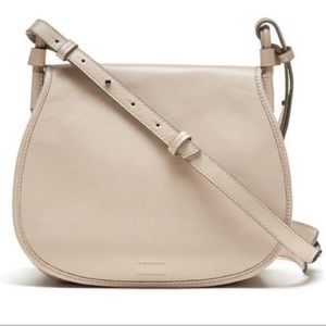 NWOT Banana Republic cream leather crossbody purse